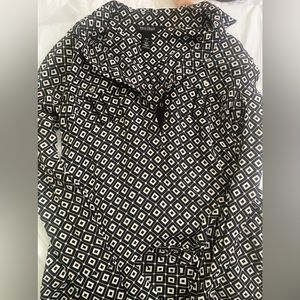 Black and white shirt from white house black market